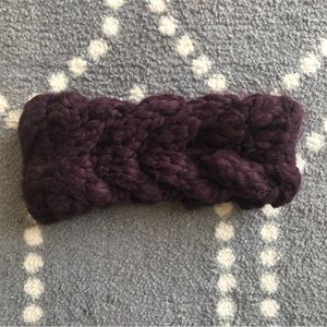 💗(American Eagle) Cable Knit Plum Ear Warmer - NEW WITH TAGS